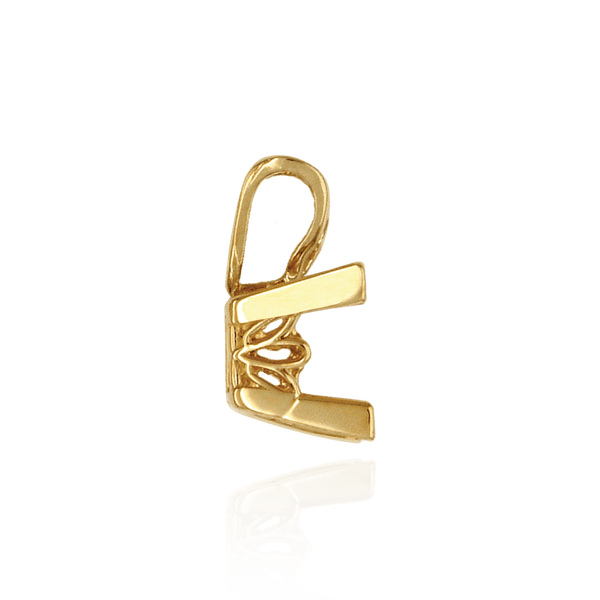 Square V-End Filigree Pendants in 14K Gold (4.00 mm - 12.00 mm)