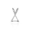 Triangle Shape V-End Pendants in 14K Gold (3.00 mm - 7.00 mm)