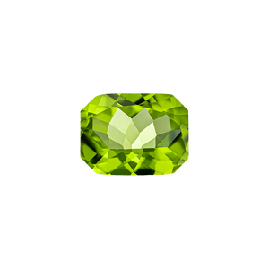 Emerald Shape Peridot - August Birthstones