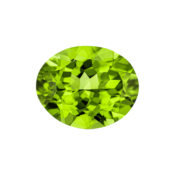 Oval Peridot - August Birthstones