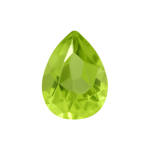 Pear Shape Peridot - August Birthstones