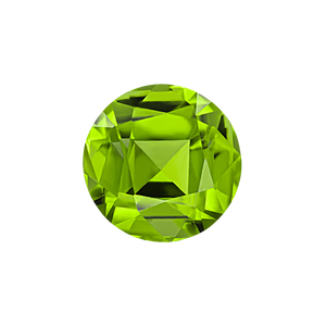 Round Peridot - August Birthstones