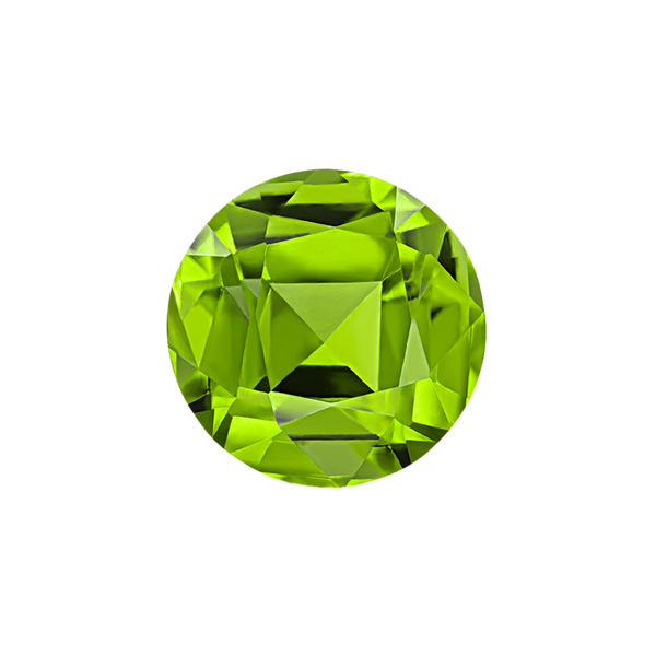 Round Peridot - August Birthstones