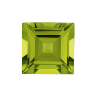 Square Peridot - August Birthstones