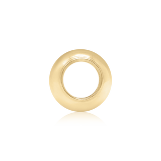 Round Dome Bezel in 14K Gold (2.00 mm - 8.00 mm)