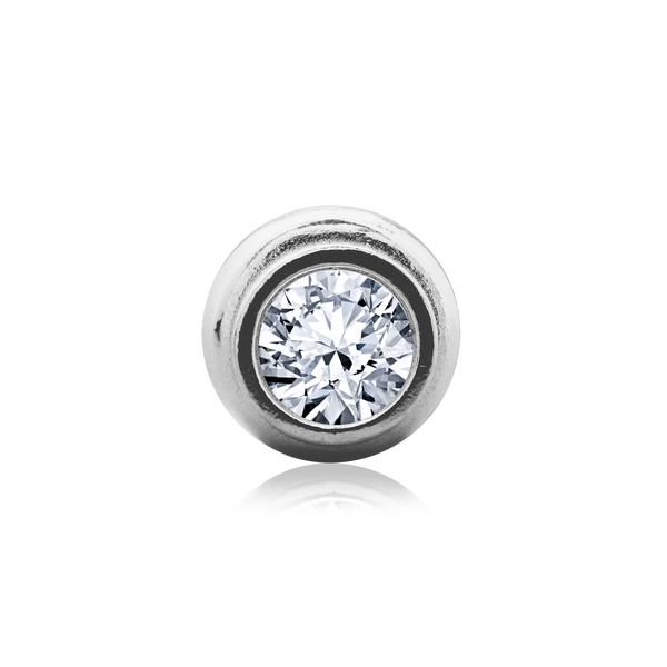 Round Decorative Bezel in Sterling Silver (3.00 mm - 6.25 mm)