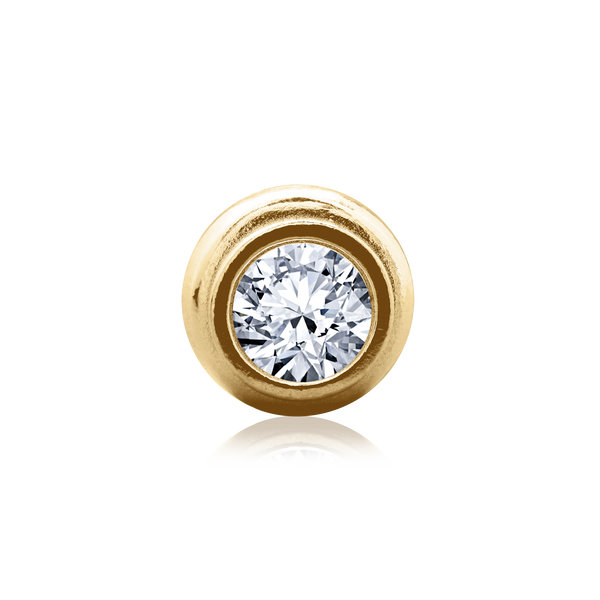 Round Decorative Bezel in 14K Gold (3.00 mm - 6.25 mm)