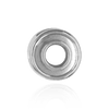 Round Bezel with Rings in Sterling Silver (2.75 mm - 3.60 mm)