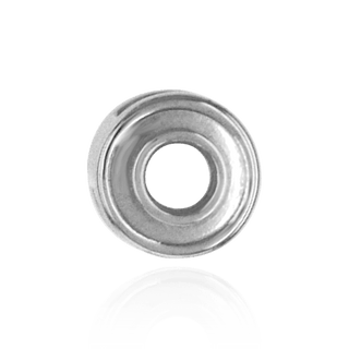 Round Bezel with Rings in Sterling Silver (2.75 mm - 3.60 mm)