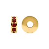 Gemstone Roundel Beads in 14K Gold (5.5 x 2.3 mm)