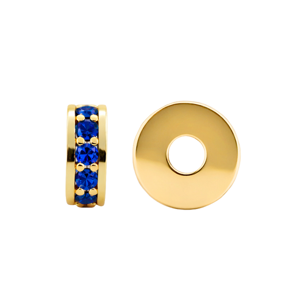 Gemstone Roundel Beads in 14K Gold (5.5 x 2.3 mm)