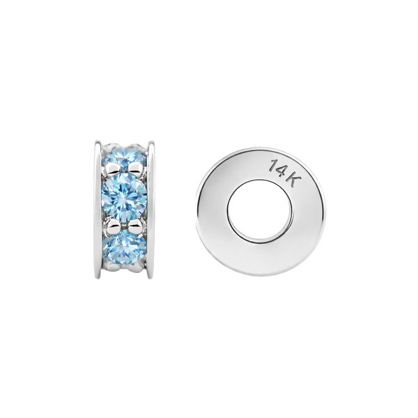 Gemstone Roundel Beads in 14K Gold (6.3 x 2.5 mm)