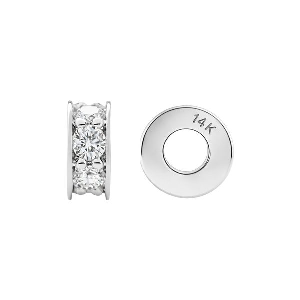 Gemstone Roundel Beads in 14K Gold (6.3 x 2.5 mm)