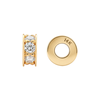 Gemstone Roundel Beads in 14K Gold (6.3 x 2.5 mm)