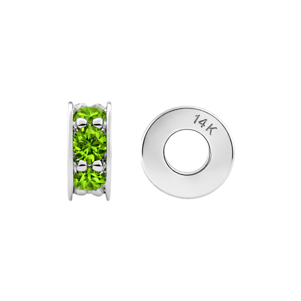 Gemstone Roundel Beads in 14K Gold (6.3 x 2.5 mm)