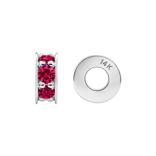 Gemstone Roundel Beads in 14K Gold (6.3 x 2.5 mm)