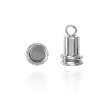 Fancy Tubular End Caps (3 mm - 4 mm)