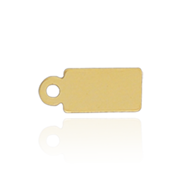 Rectangle Chain Tag (11.7 x 4.9 mm - 13.3 x 6 mm)