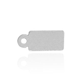 Rectangle Chain Tag (11.7 x 4.9 mm - 13.3 x 6 mm)