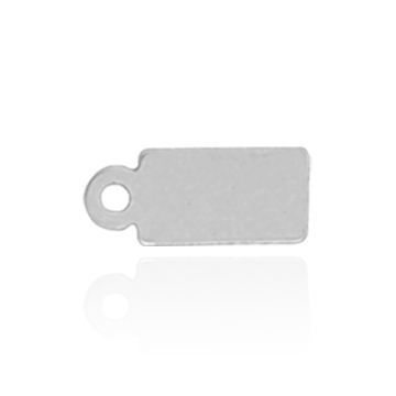 Rectangle Chain Tag (11.7 x 4.9 mm - 13.3 x 6 mm)