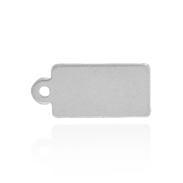 Rectangle Chain Tag (11.7 x 4.9 mm - 13.3 x 6 mm)