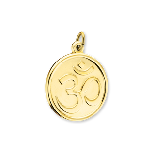 Sterling Silver Hindu Om Pendant (25 x 19 mm)
