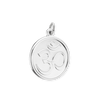 Sterling Silver Hindu Om Pendant (25 x 19 mm)