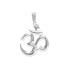 Sterling Silver Hindu Om Pendant (33 x 24 mm)