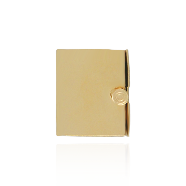 Closed Top Box Clasps with Push Button and Safety (12.75 mm - 16 mm)