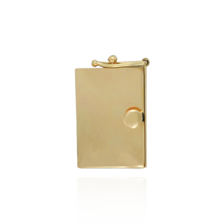 Closed Top Box Clasps with Push Button and Safety (12.75 mm - 16 mm)