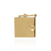 Closed Top Box Clasps with Push Button and Safety (12.75 mm - 16 mm)