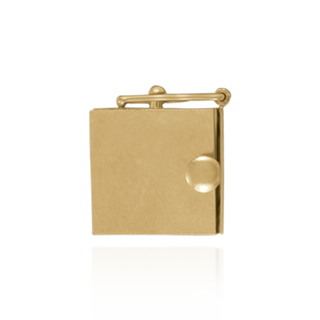 Closed Top Box Clasps with Push Button and Safety (12.75 mm - 16 mm)