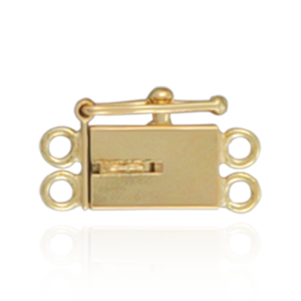 Closed Top Box Clasps with Rings (2 mm - 10.75 mm)