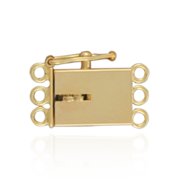 Closed Top Box Clasps with Rings (2 mm - 10.75 mm)