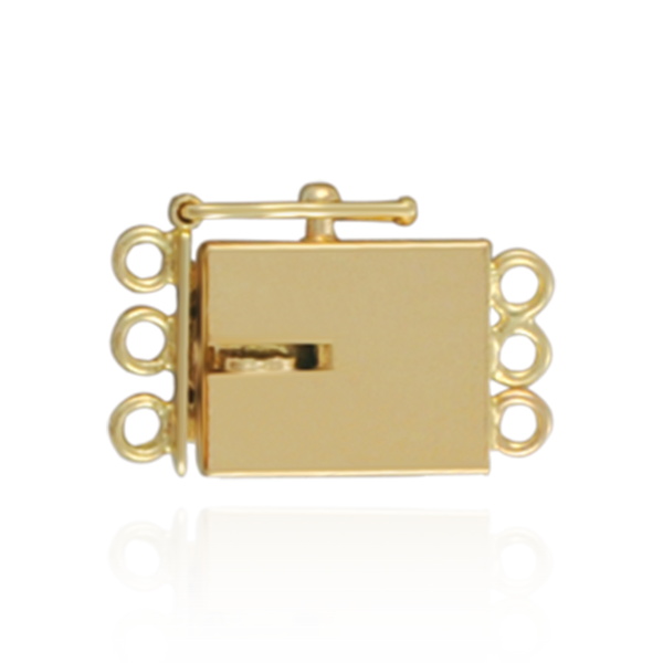 Closed Top Box Clasps with Rings (2 mm - 10.75 mm)