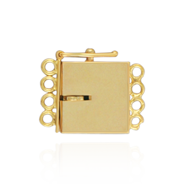 Closed Top Box Clasps with Rings (2 mm - 10.75 mm)