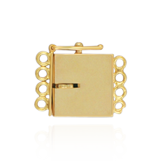 Closed Top Box Clasps with Rings (2 mm - 10.75 mm)
