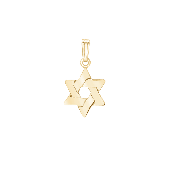 14K Gold Star of David (15 x 10 mm)