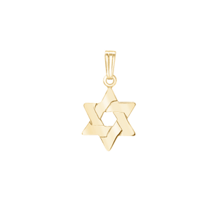 14K Gold Star of David (15 x 10 mm)