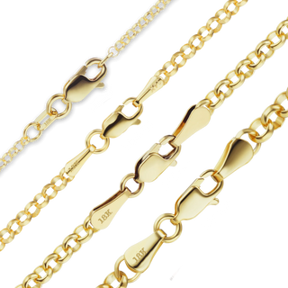 Finished Rolo Bracelet in 18K Yellow Gold (1.70 mm - 4.20 mm)