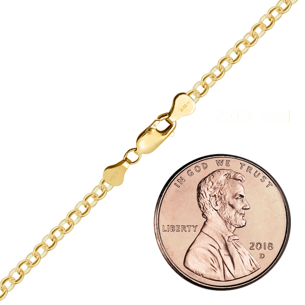 Finished Rolo Bracelet in 14K Gold-Filled (2.00 mm - 5.20 mm)