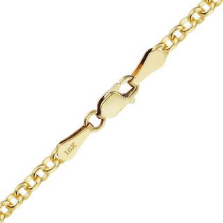 Finished Rolo Bracelet in 18K Yellow Gold (1.70 mm - 4.20 mm)