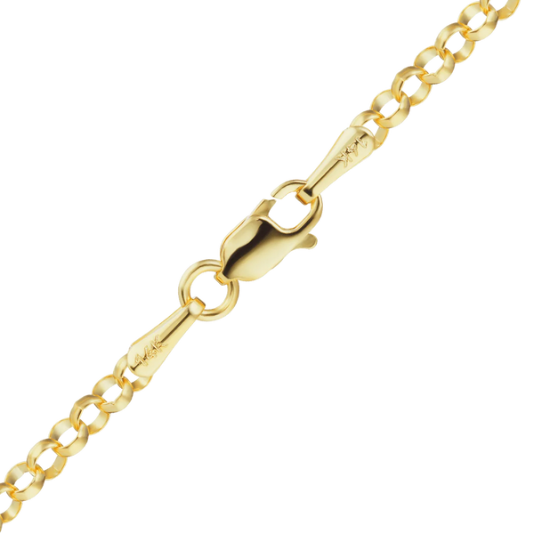 Finished Rolo Anklet in 14K Yellow Gold (1.15 mm - 4.20 mm)