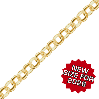Bulk / Spooled Rolo Chain in 14K Gold-Filled (2.00 mm - 5.20 mm)