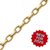 Bulk / Spooled Oval Rolo (Belcher) Chain in 14K Gold-Filled (3.70 mm - 4.80 mm)