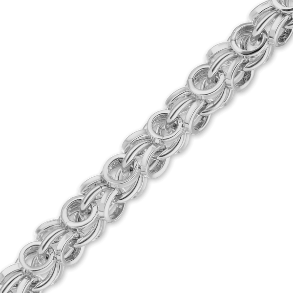 Bulk / Spooled Handmade Ring Ring Chain in Sterling Silver (5.00 mm)