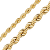 Bulk / Spooled Handmade Solid Rope Chain in 10K Yellow Gold (4.20 mm - 6.30 mm)