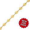 Bulk / Spooled Starburst Round Disc Chain in 14K Gold-Filled (4.20 mm)