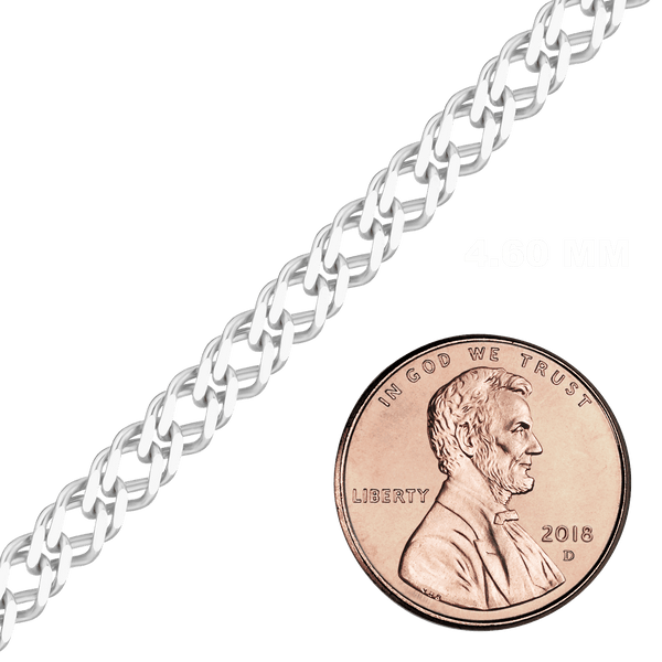 Bulk / Spooled Rambo Chain in Sterling Silver (2.10 mm - 4.60 mm)