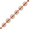 Bulk / Spooled Round Bead Chain in 14K & 18K Pink Gold (1.50 mm - 2.00 mm)